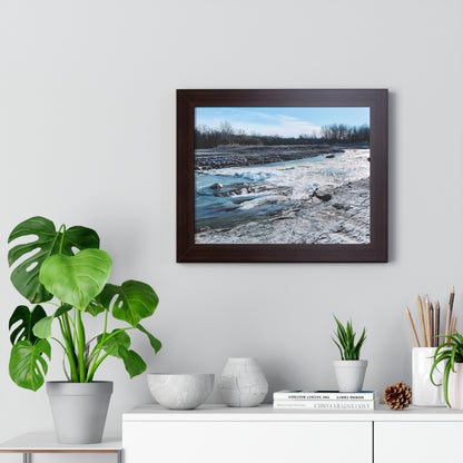 Rushing Waters Framed Horizontal Poster - Eccentricity Emporium LLC