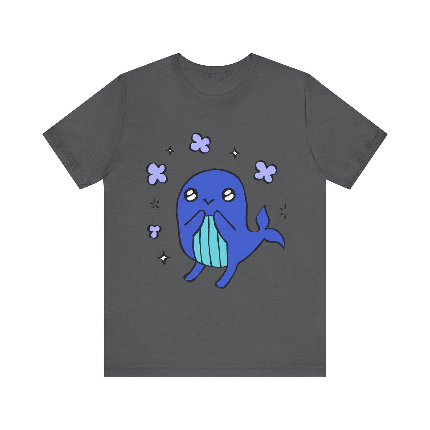 Lovey Dovey Whale Short Sleeve Tee