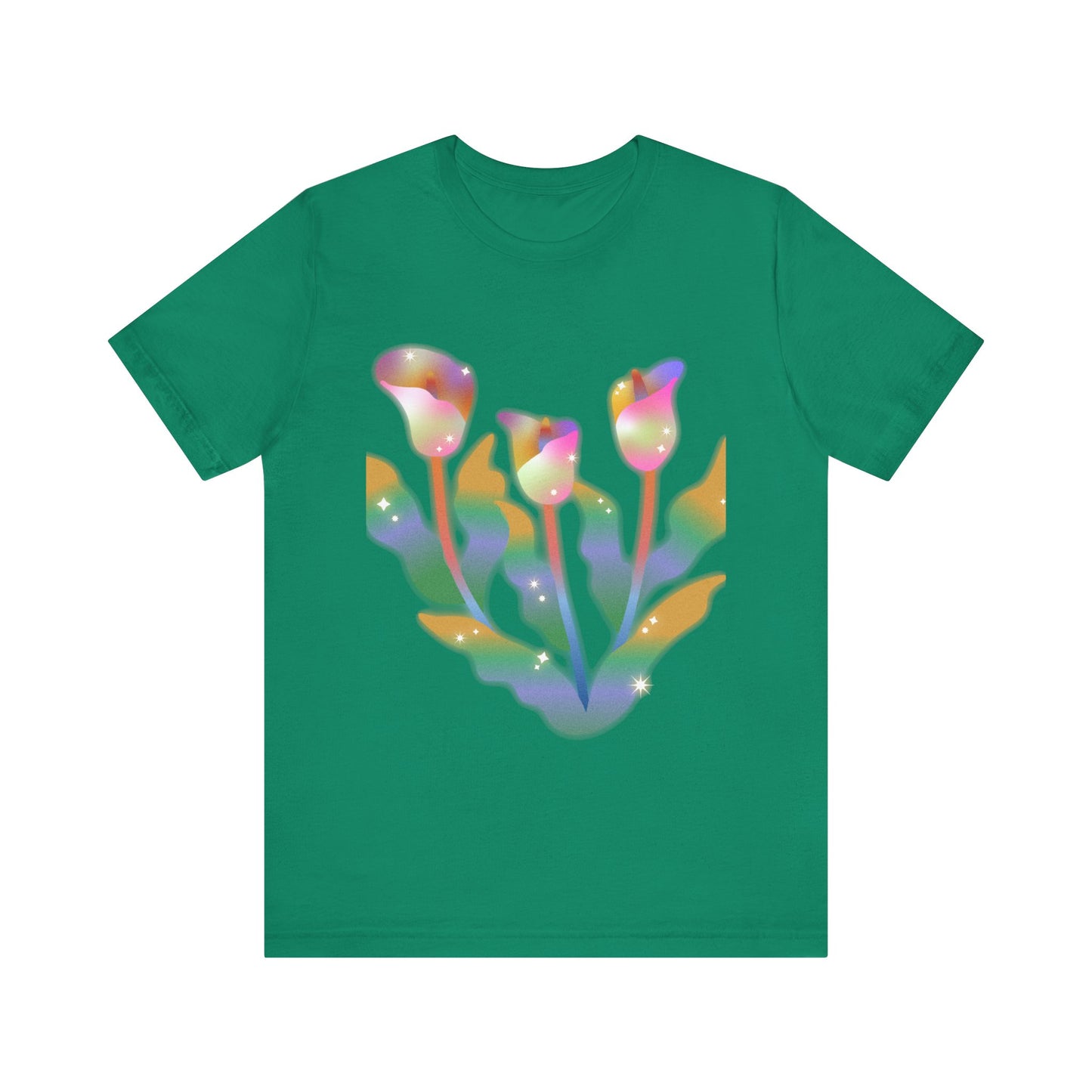 Psychedelic Flowers Short Sleeve T-Shirt