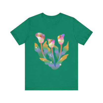 Psychedelic Flowers Short Sleeve T-Shirt