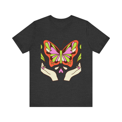 Psychedelic Butterfly Short Sleeve T-Shirt