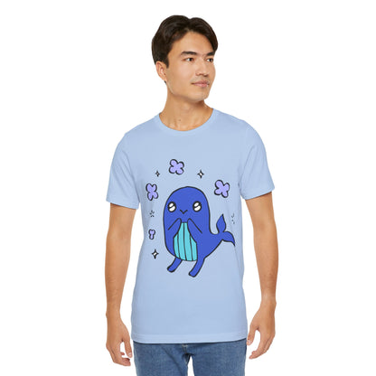 Lovey Dovey Whale Short Sleeve Tee