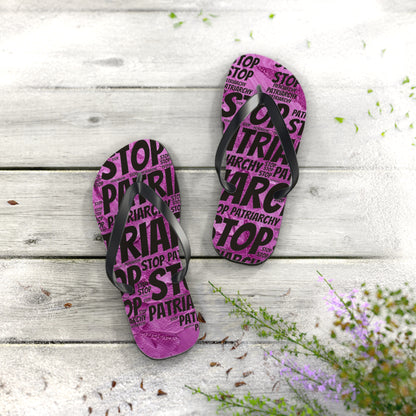 Stop the Patriarchy Flip Flops - Eccentricity Emporium LLC