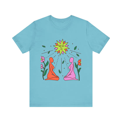 Psychedelic Couple Short Sleeve T-Shirt