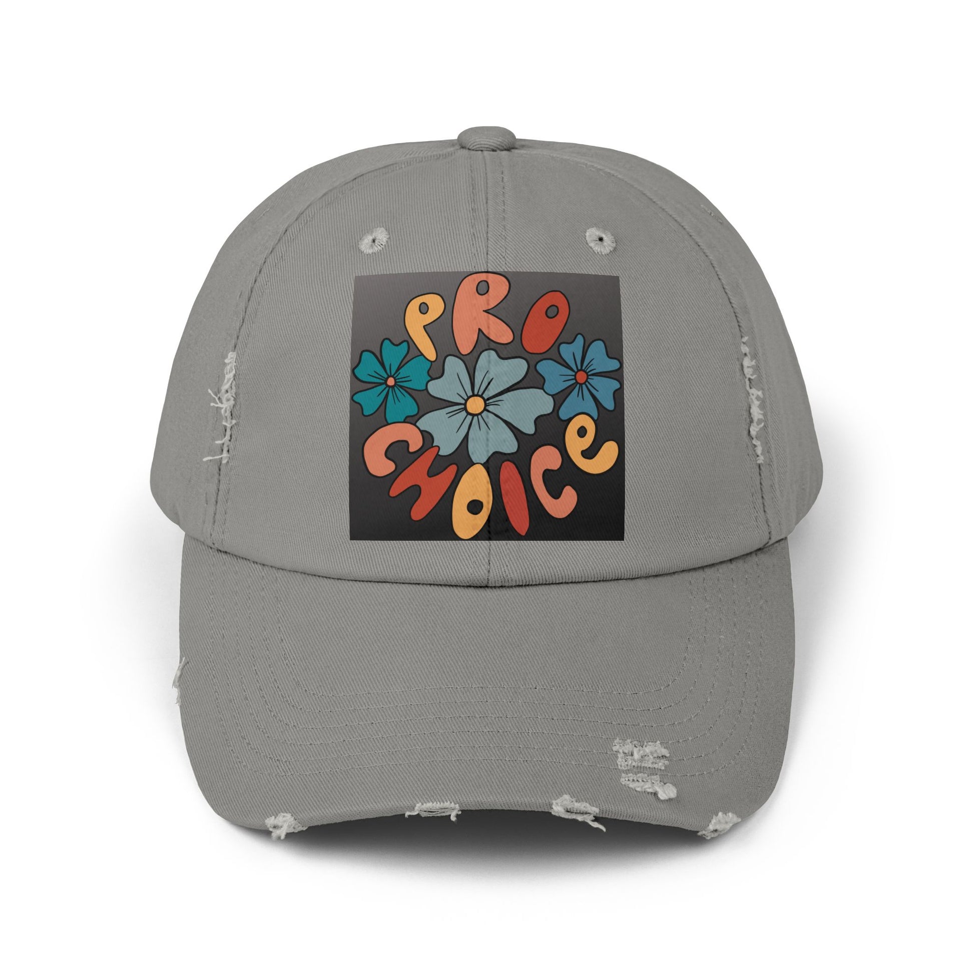 Pro Choice Unisex Distressed Cap - Eccentricity Emporium LLC