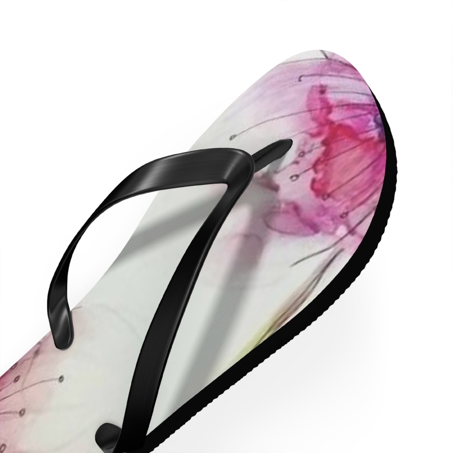 Watercolor Flowers Flip Flops - Eccentricity Emporium LLC