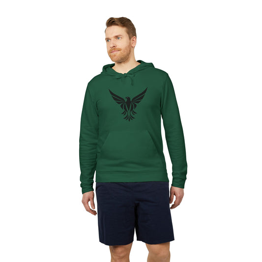 Black Eagle adidas® Unisex Fleece Hoodie - Eccentricity Emporium LLC