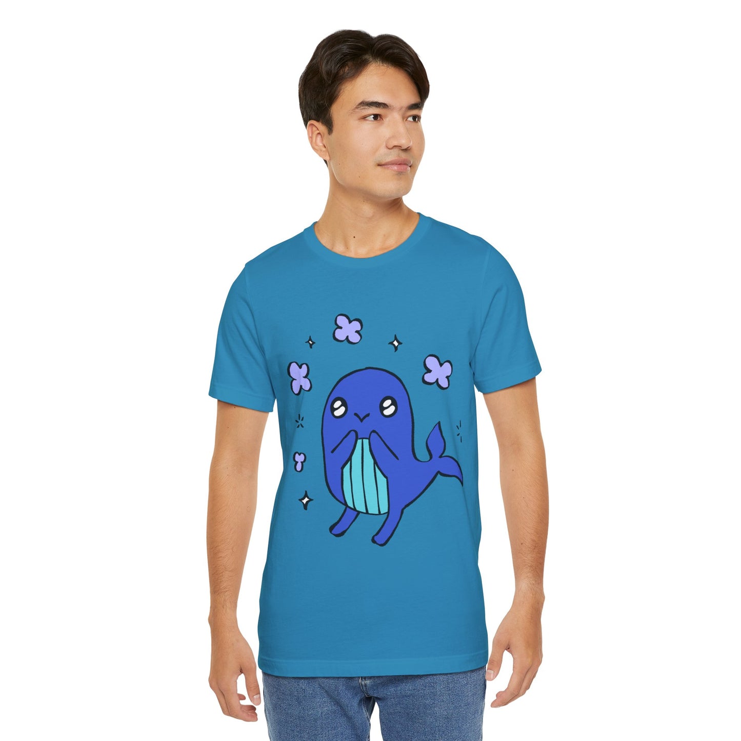 Lovey Dovey Whale Short Sleeve Tee