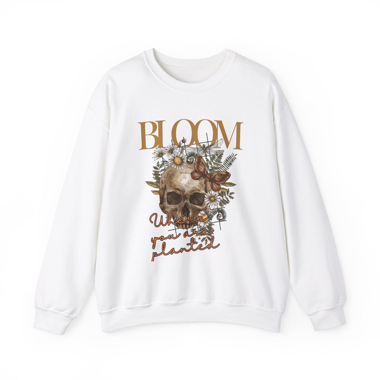 Bloom where you are Planted Unisex Heavy Blend™ Crewneck Sweatshirt