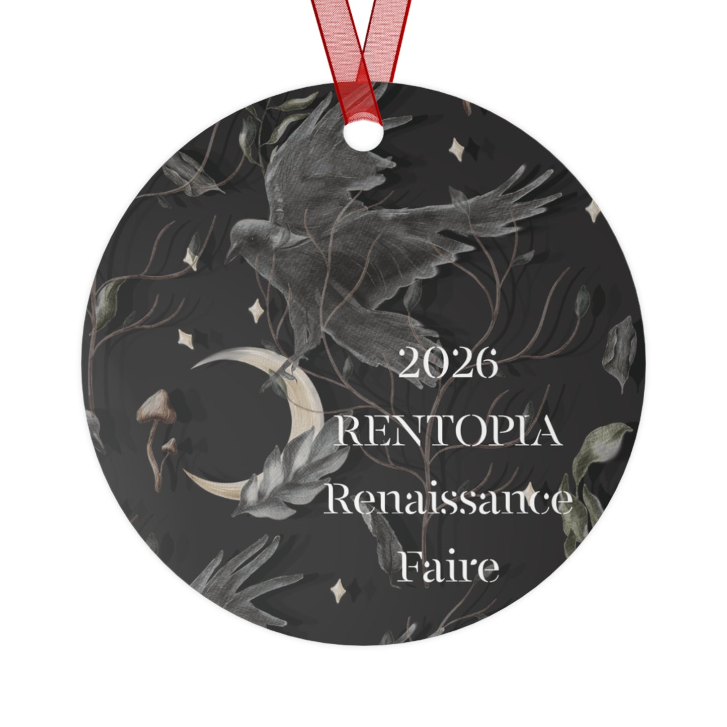 Renaissance Faire 2026 Keepsake / Dragon Mountain Metal Ornament
