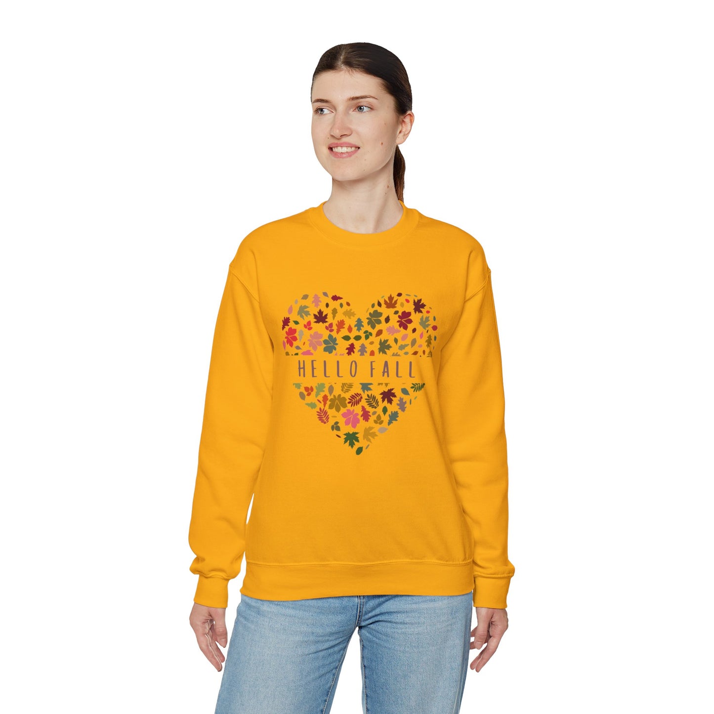 Happy Fall Unisex Heavy Blend™ Crewneck Sweatshirt