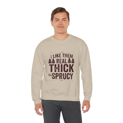 Real Thick and Sprucy Unisex Heavy Blend™ Crewneck Sweatshirt