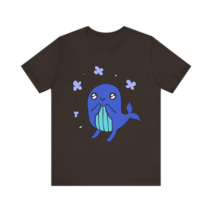 Lovey Dovey Whale Short Sleeve Tee