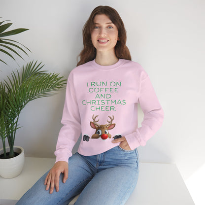 Coffee and Christmas Cheer Unisex Heavy Blend™ Crewneck Sweatshirt