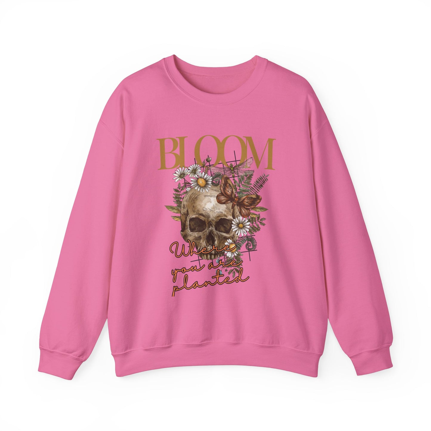 Bloom where you are Planted Unisex Heavy Blend™ Crewneck Sweatshirt