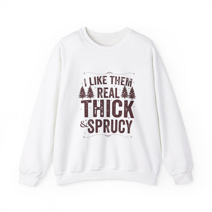 Real Thick and Sprucy Unisex Heavy Blend™ Crewneck Sweatshirt