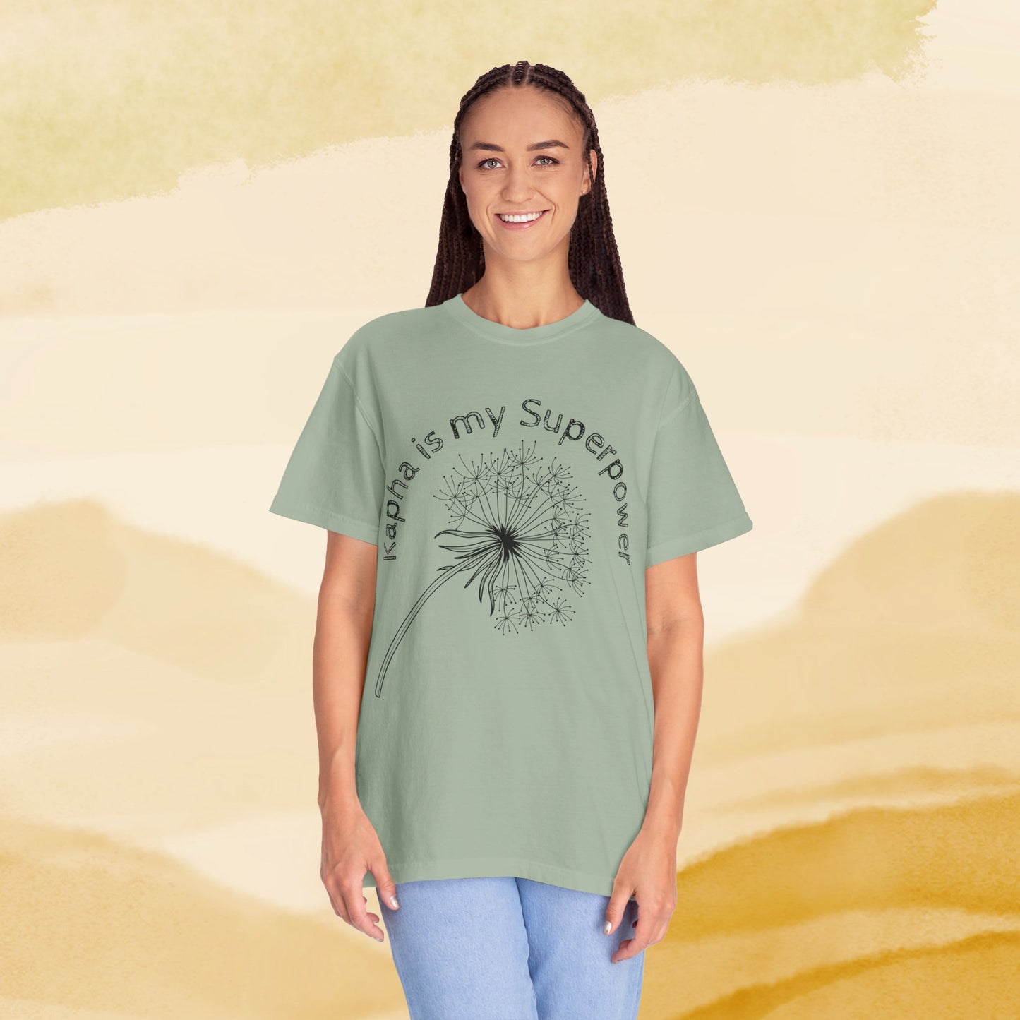 Kapha Is My Superpower – Grounded Elemental Tee