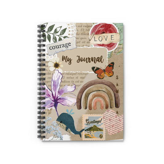 Floral Spiral Notebook - My Journal