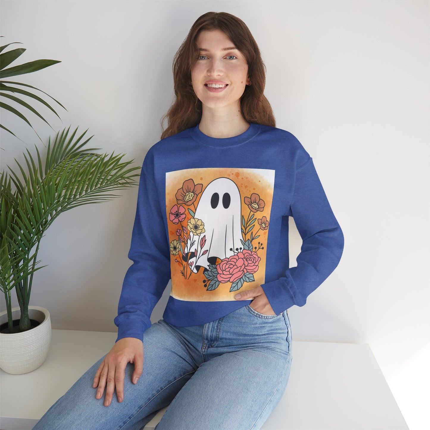 Ghosty Unisex Heavy Blend™ Crewneck Sweatshirt
