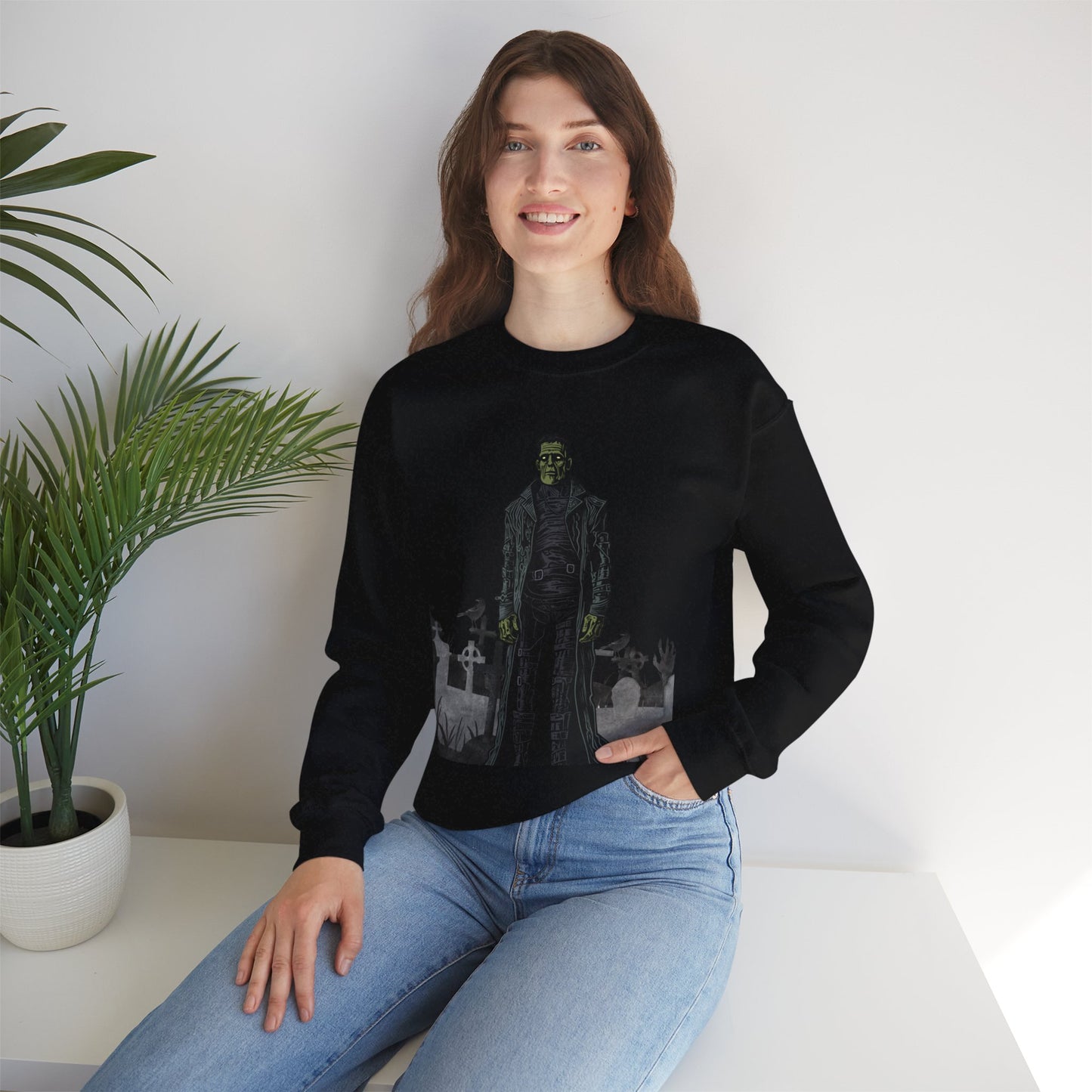 Frankenstein Unisex Heavy Blend™ Crewneck Sweatshirt