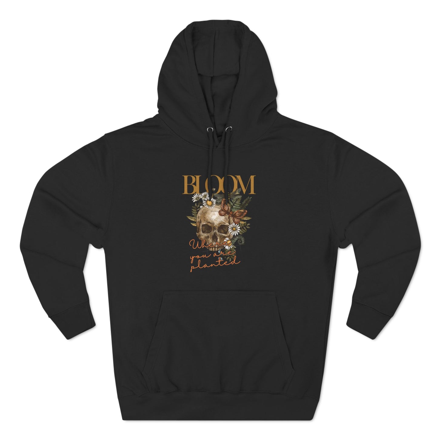 Bloom Three-Panel Fleece Hoodie