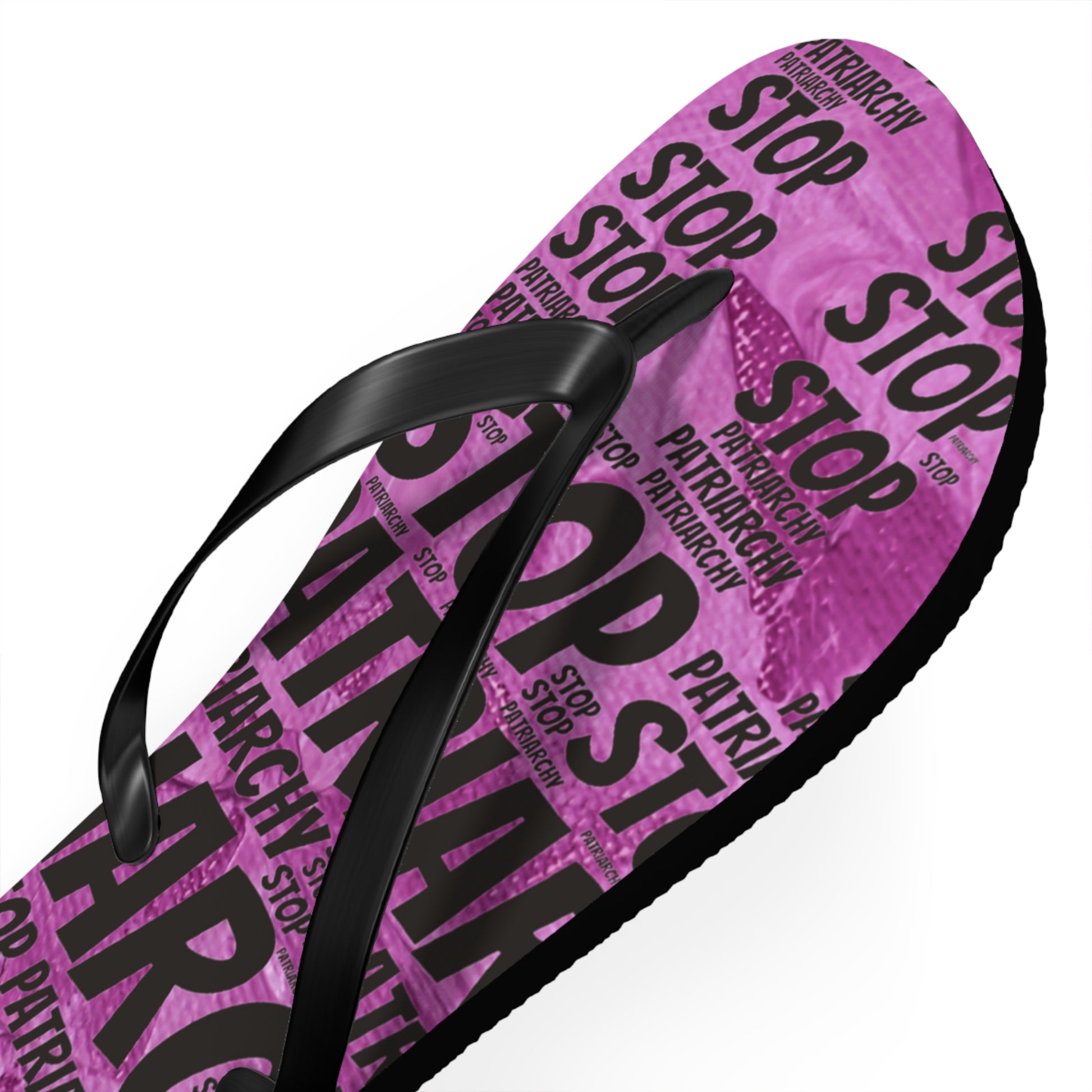 Stop the Patriarchy Flip Flops - Eccentricity Emporium LLC