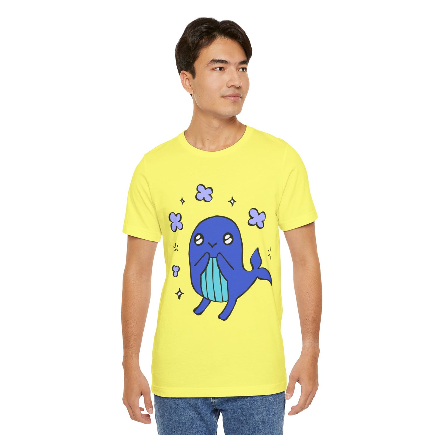 Lovey Dovey Whale Short Sleeve Tee