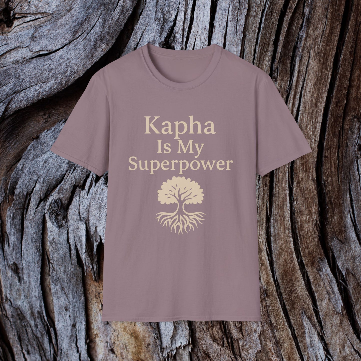Kapha Is My Superpower – Grounded Elemental Tee