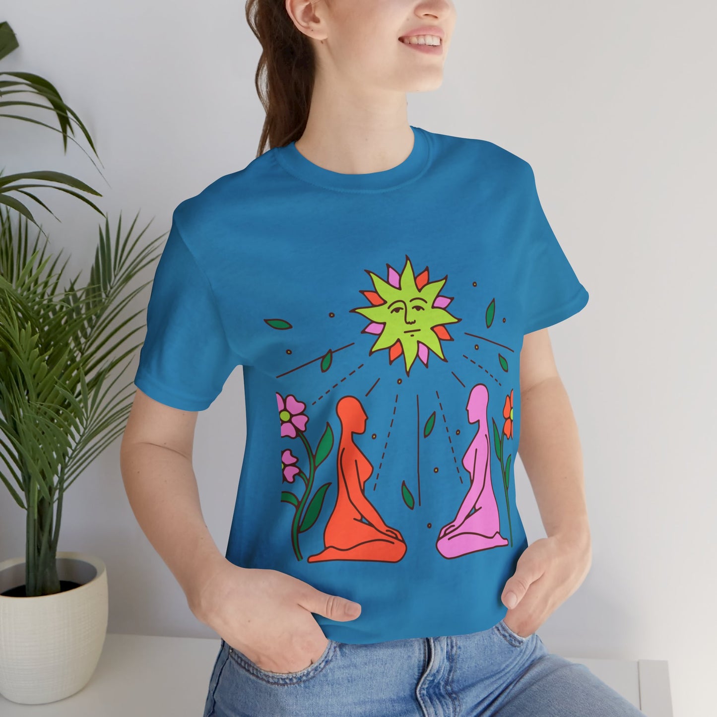 Psychedelic Couple Short Sleeve T-Shirt