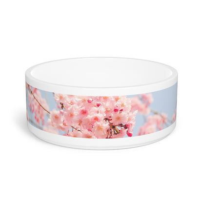 Pink Floral Pet Bowl - Eccentricity Emporium LLC