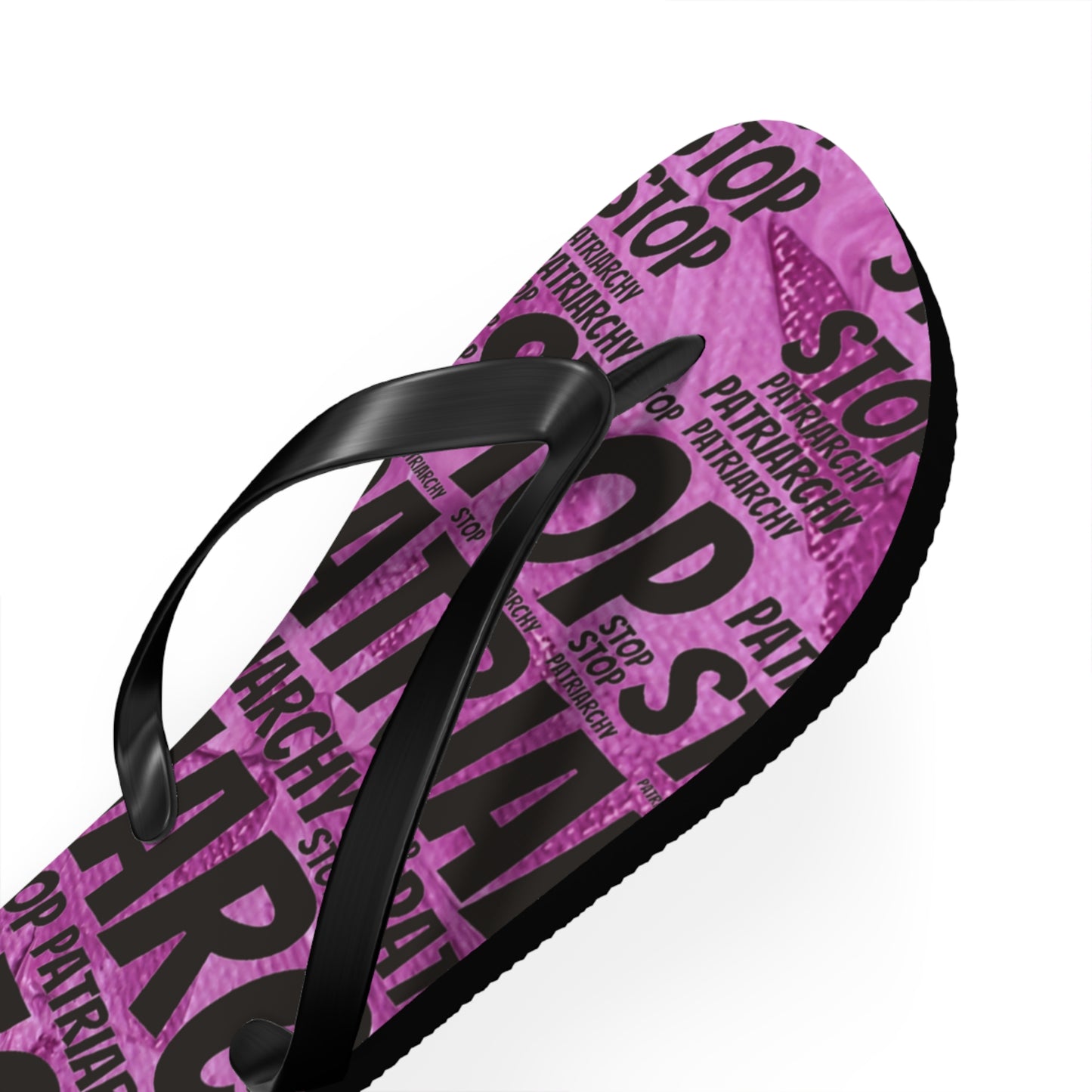 Stop the Patriarchy Flip Flops - Eccentricity Emporium LLC