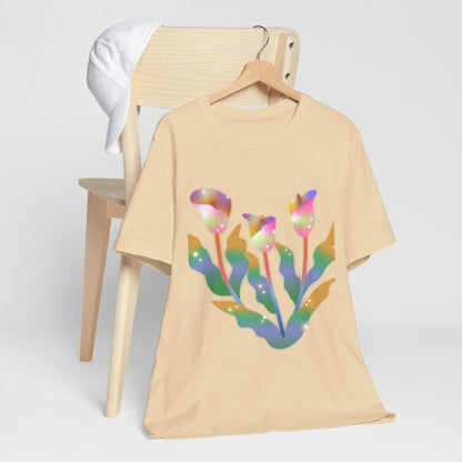 Psychedelic Flowers Short Sleeve T-Shirt