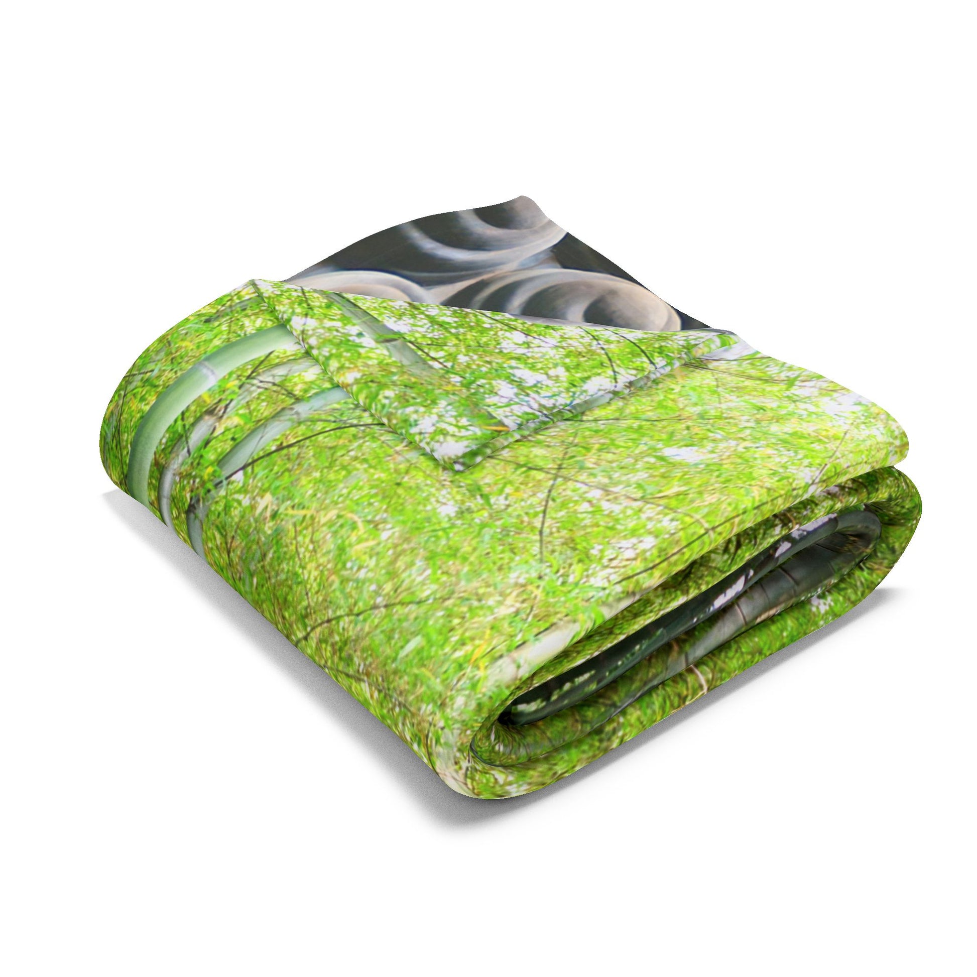 Buddha Statue Arctic Fleece Blanket - Eccentricity Emporium LLC