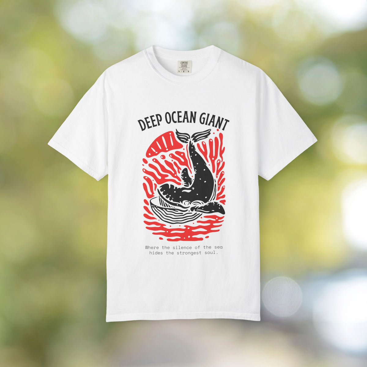 The Deep Ocean Giant Tee | Vintage Mythic Sea Creature Graphic