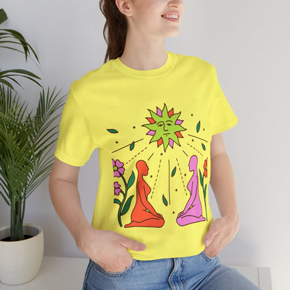 Psychedelic Couple Short Sleeve T-Shirt