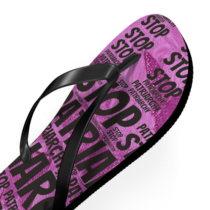 Stop the Patriarchy Flip Flops - Eccentricity Emporium LLC