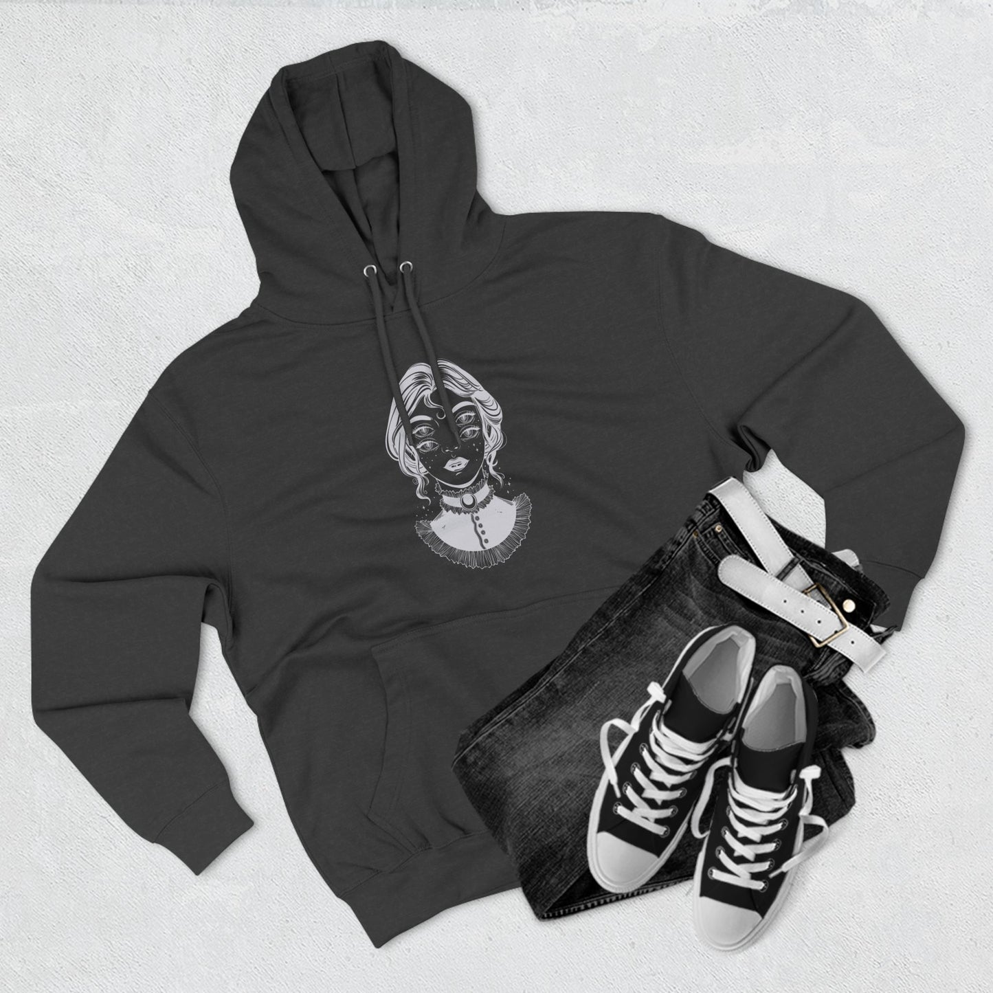 Lady in the Dark Three-Panel Fleece Hoodie
