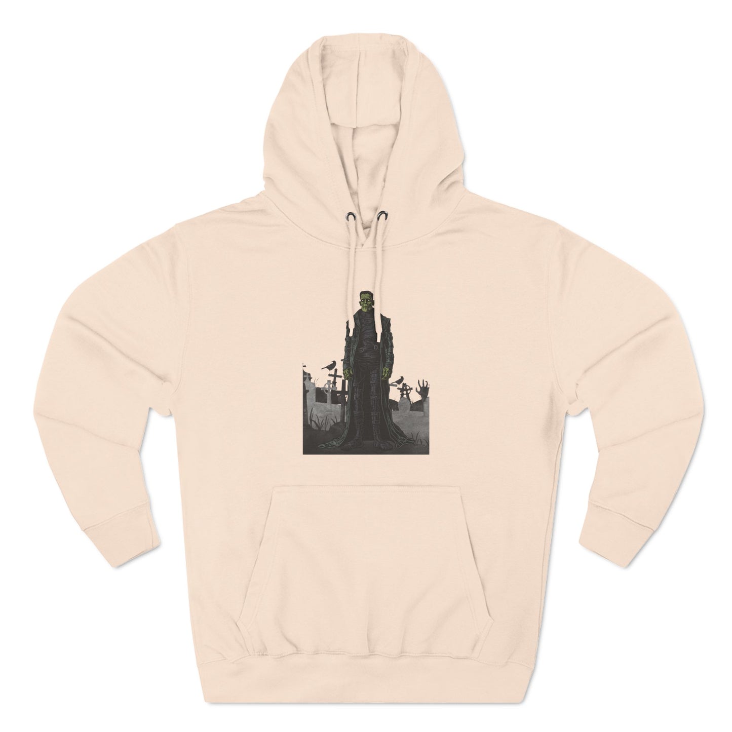 Frankenstein Three-Panel Fleece Hoodie