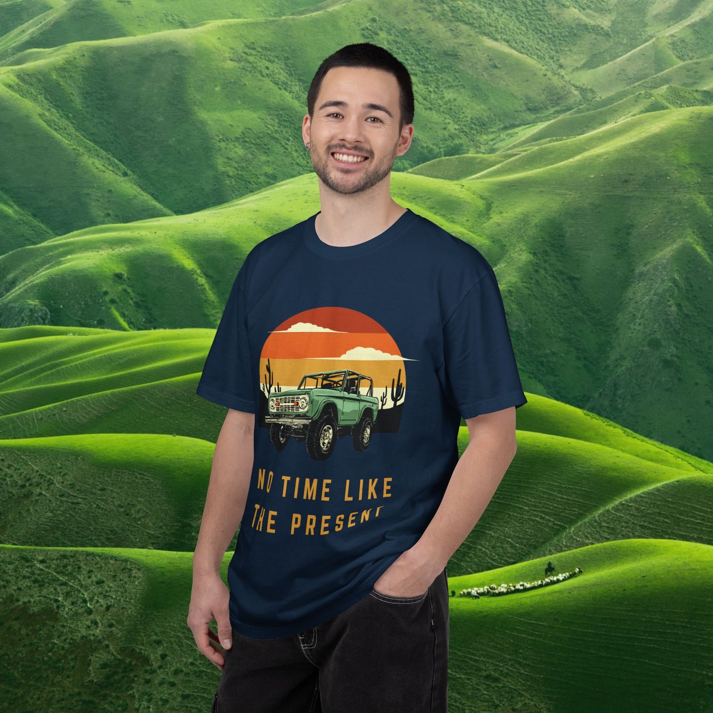 No Time Like the Present Sunset Truck T-Shirt