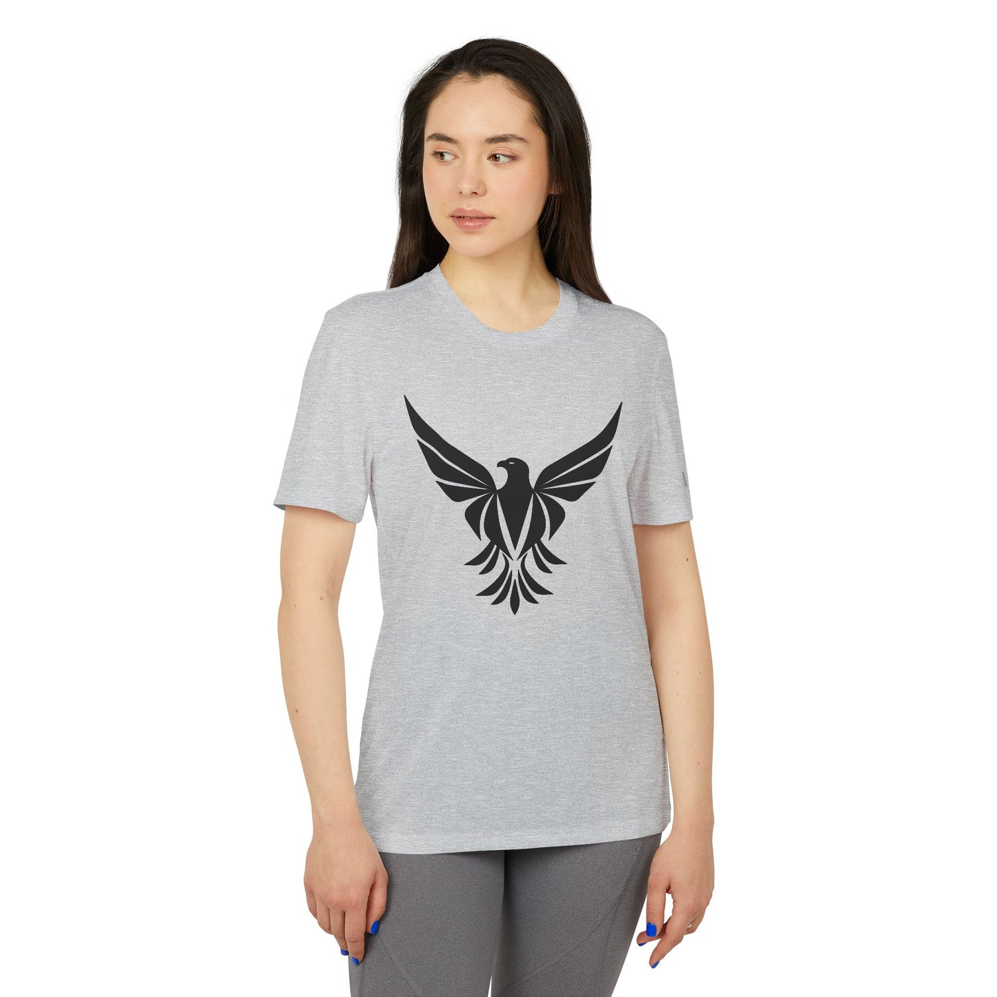 Black Eagle adidas® Unisex Sport T-shirt - Eccentricity Emporium LLC