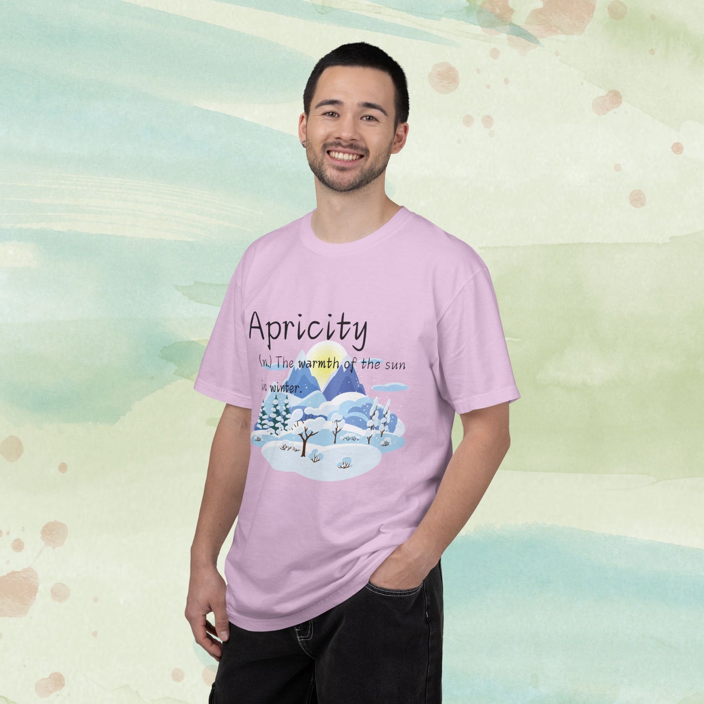 Apricity Word Art Heavy Cotton Tee | Unique Definitions Unisex Shirt