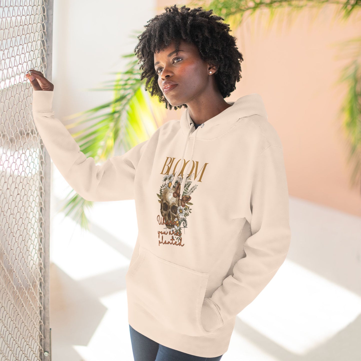 Bloom Three-Panel Fleece Hoodie