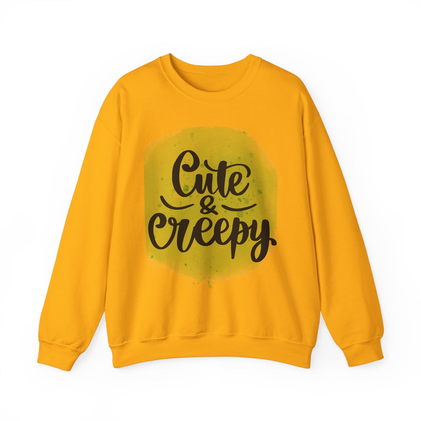 Cute & Creepy Unisex Heavy Blend Cotton Crewneck Sweatshirt