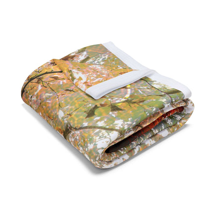 Yoga in Nature Arctic Fleece Blanket - Eccentricity Emporium LLC