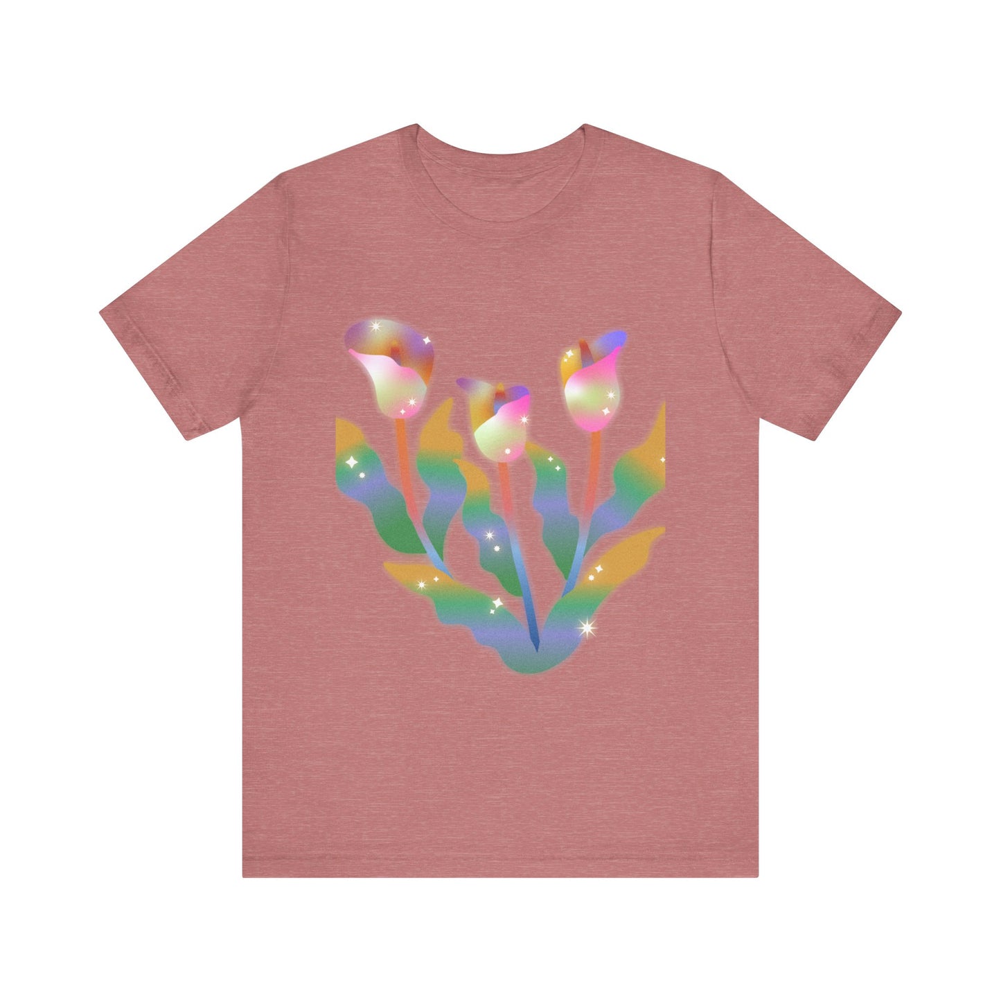 Psychedelic Flowers Short Sleeve T-Shirt