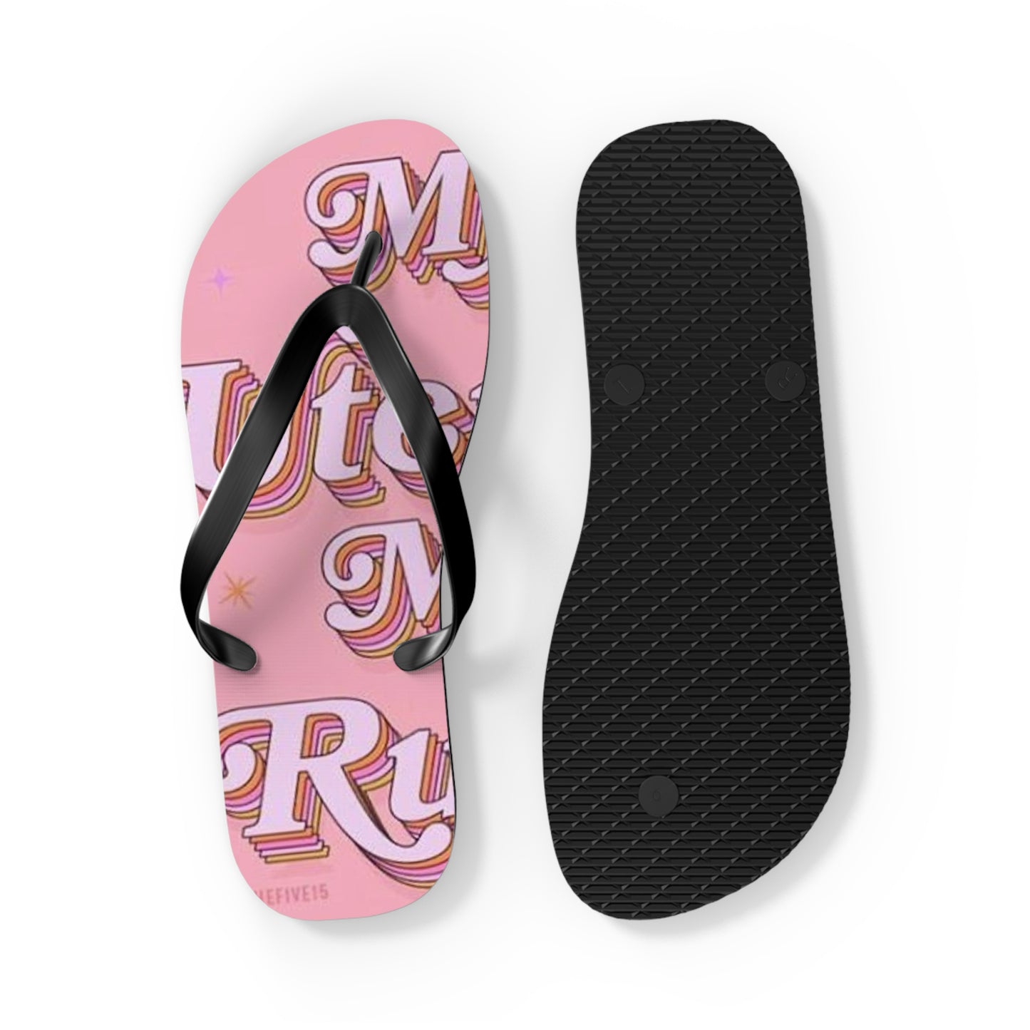 My Uterus My Rules Flip Flops - Eccentricity Emporium LLC