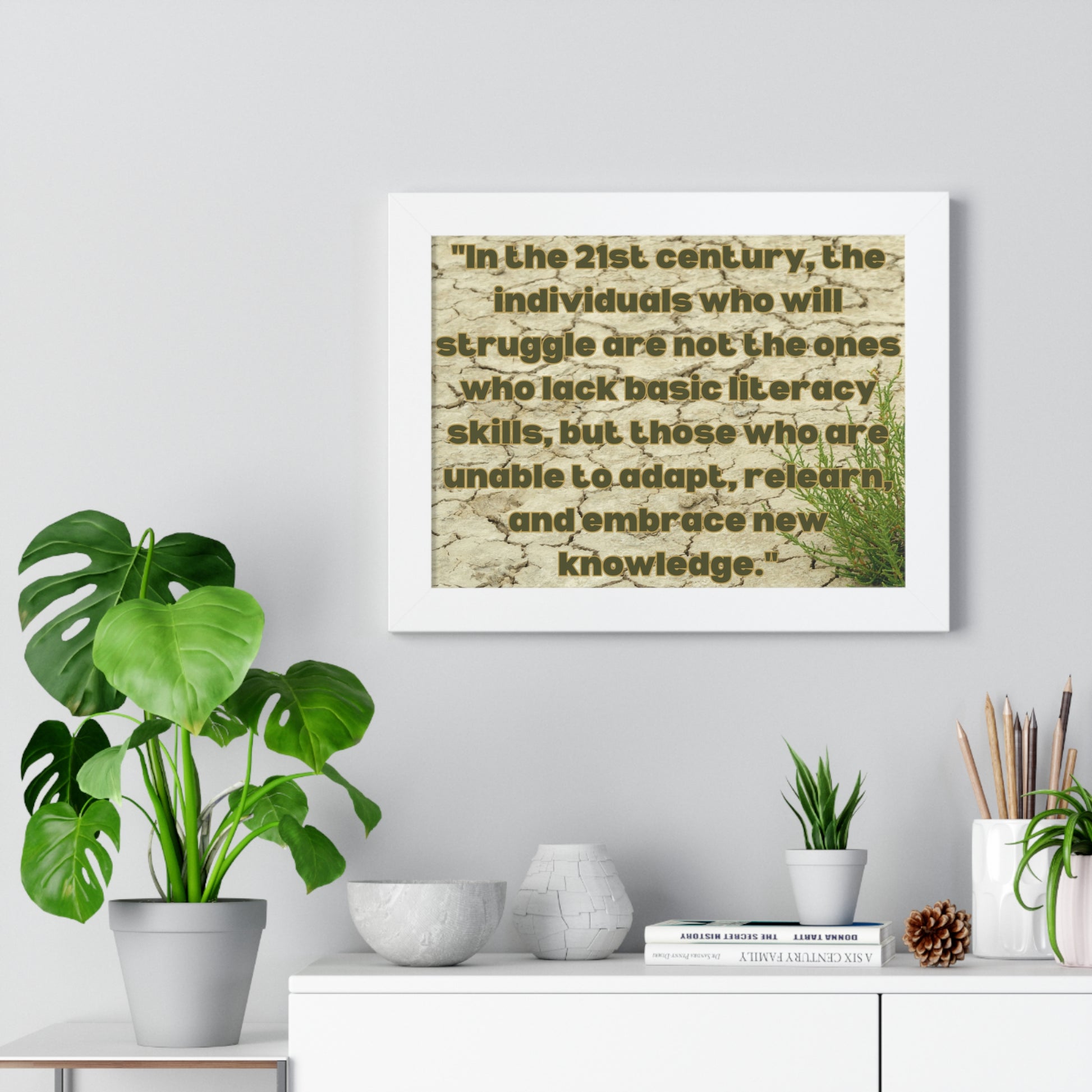 21st century Framed Horizontal Poster - Eccentricity Emporium LLC