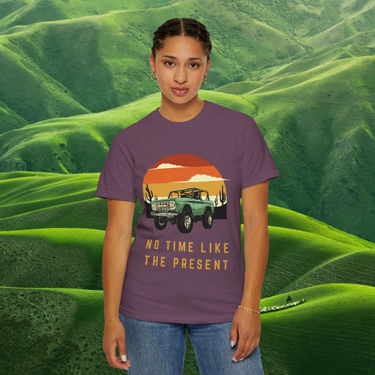 No Time Like the Present Sunset Truck T-Shirt
