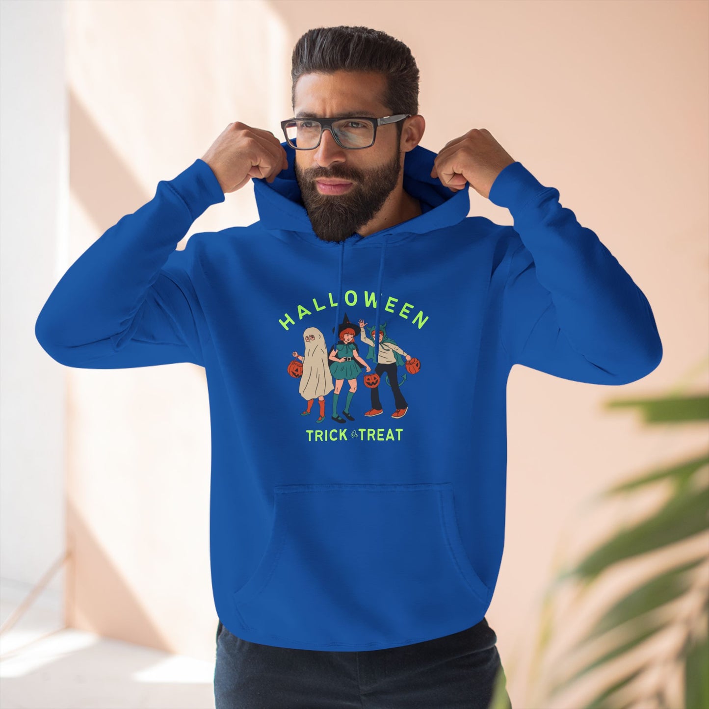 Halloween Three-Panel Fleece Hoodie