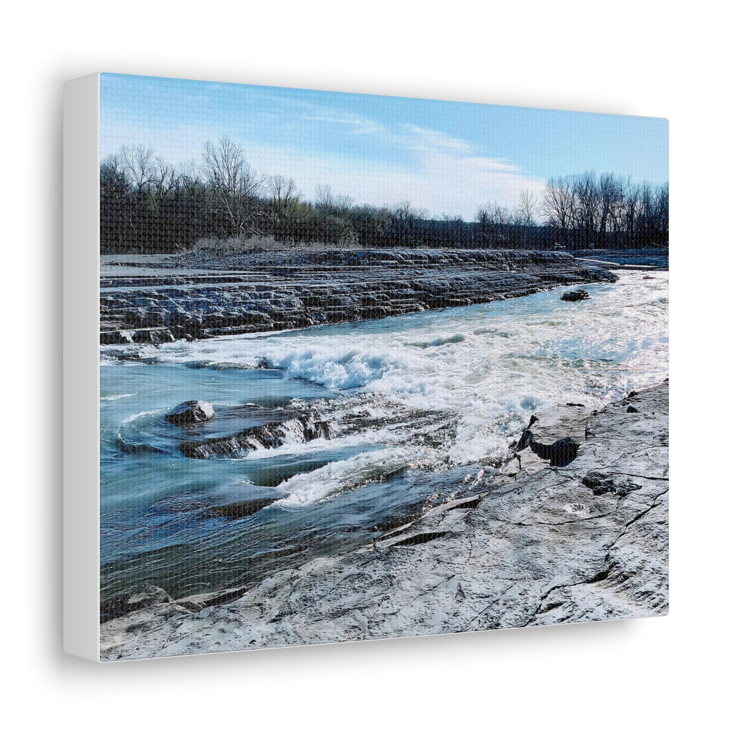 River Waves Canvas Gallery Wraps